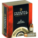 FEDERAL PREMIUM 40 SW 165GR – HYDRA-SHOK JHP 20RD 25BX/CS