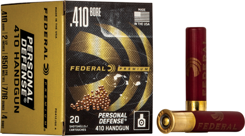 FEDERAL PREMIUM 410 2.5″ – 7/16OZ #4 20RD 10BX/CS