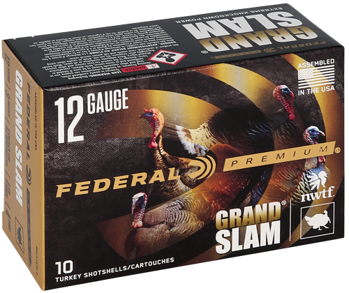 FEDERAL GRAND SLAM 12GA – 3″ 1-3/4OZ #4 10RD 5 BX/CS