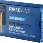PPU 303 BRITISH 150GR SP – 20RD 10BX/CS