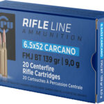 PPU 6.5X52 CARCANO 139GR FMJ – 20RD 10BX/CS