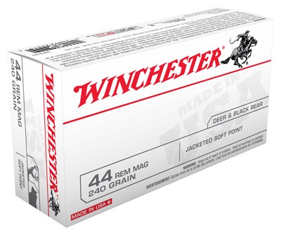 WINCHESTER USA 44 REM MAG – 240GR JSP 50RD 10BX/CS