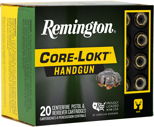 REMINGTON 357 MAG 180GR – CORE-LOKT JHP 20RD 10BX/CS