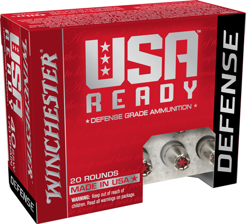 WINCHESTER USA READY 40 SW – 170GR JHP 20RD 10BX/CS