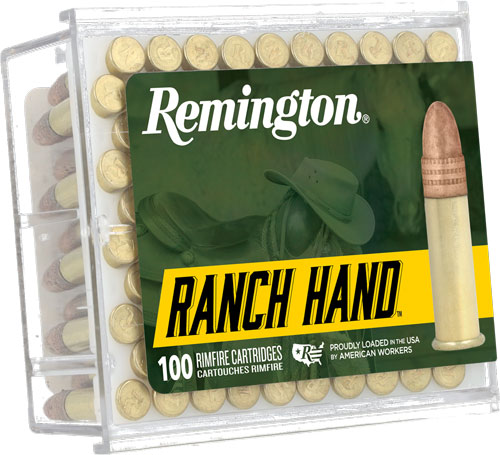 REMINGTON RANCH HAND 22LR 42GR – PLATED RN 100RD 50BX/CS