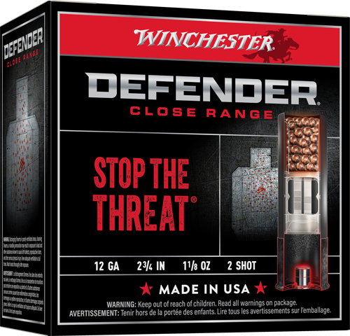 WINCHESTER DEFENDER 12GA 2.75″ – 1-1/8OZ #2 25RD 10BX/CS
