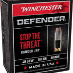 WINCHESTER SUPREME ELITE 40 SW – 180GR PDX1 DEF 20RD 10BX/CS