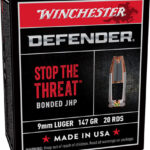WINCHESTER SUPREME 9MM LUGER – 147GR PDX1 DEF 20RD 10BX/CS