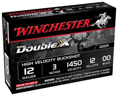 WINCHESTER DOUBLE X 12GA 3″ – 00 BUCK 12 PELLETS 5RD 50BX/CS