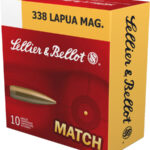 S&B 338 LAPUA MAG MATCH 300GR – BTHP 10RD 10BX/CS