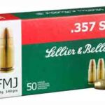 S&B 357 SIG 140GR FMJ – 50RD 20BX/CS