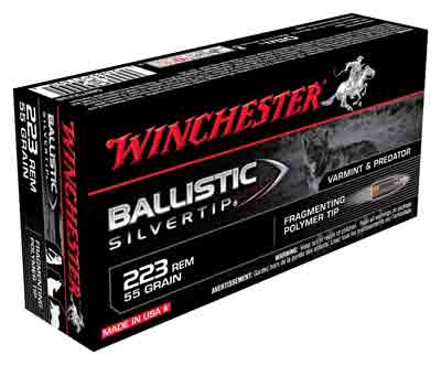 WINCHESTER SUPREME 223 REM – 55GR SILVER-TIP 20RD 10BX/CS