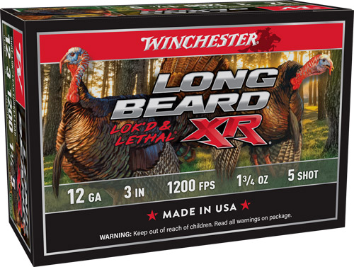 WINCHESTER LONG BEARD XR 12GA – 3″ 1-3/4OZ #5 10RD 10BX/CS