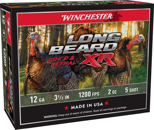 WINCHESTER LONG BEARD XR 12GA – 3.5″ 2OZ #5 10RD 10BX/CS
