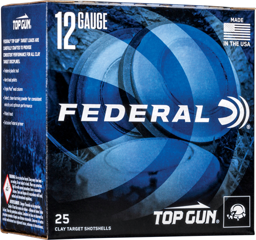 FEDERAL TOP GUN 12GA 1-1/8OZ – #8 1200FPS 250RD CASE LOT