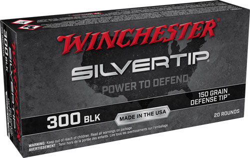 WINCHESTER SILVERTIP 300 AAC – 150GR DEF TIP 20RD 10BX/CS