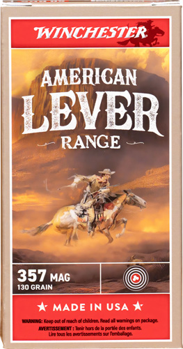 WINCHESTER AMERICAN LEVER – 357 MAG 130GR FMJ 50RD 10BX/CS