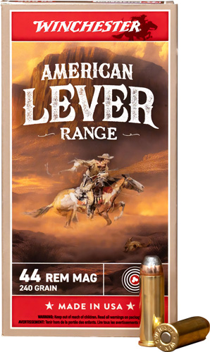 WINCHESTER AMERICAN LEVER 44 – REM MAG 240GR JSP 50RD 10BX/C