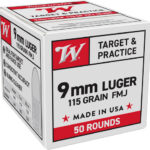 WINCHESTER USA 9MM LUGER – 115GR FMJ 50RD 20BX/CS
