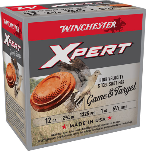 WINCHESTER XPERT STEEL 12GA – 2.75″ 1OZ #6 25RD 10BX/CS