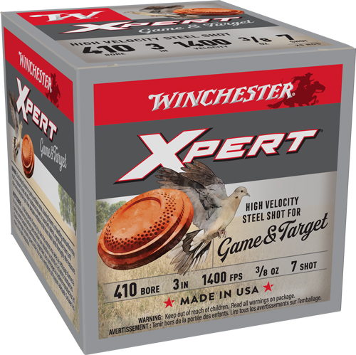WINCHESTER XPERT STEEL 410 3″ – 3/8OZ #7 25RD 10BX/CS