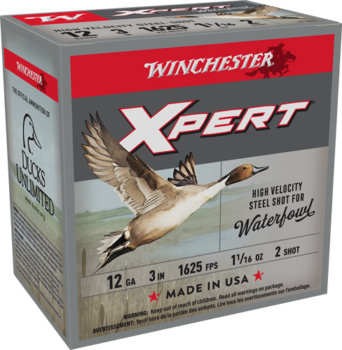 WINCHESTER XPERT STEEL 12GA 3″ – 1-1/16OZ #2 25RD 10BX/CS