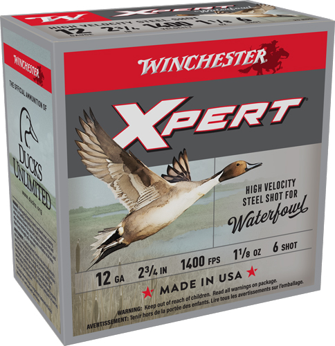 WINCHESTER XPERT 12GA 2.75″ – 1-1/8OZ #6 1400FPS 25RD 10BX/C
