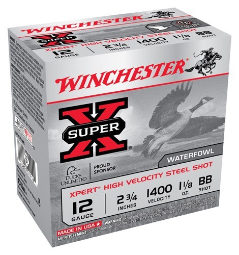 WINCHESTER XPERT 12GA 2.75″ – 1-1/8OZ #BB 1400FPS 25RD 10B/C