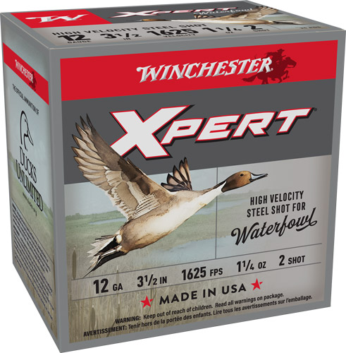WINCHESTER XPERT STEEL 12GA – 3.5″ 1-1/4OZ #2 25RD 10BX/CS