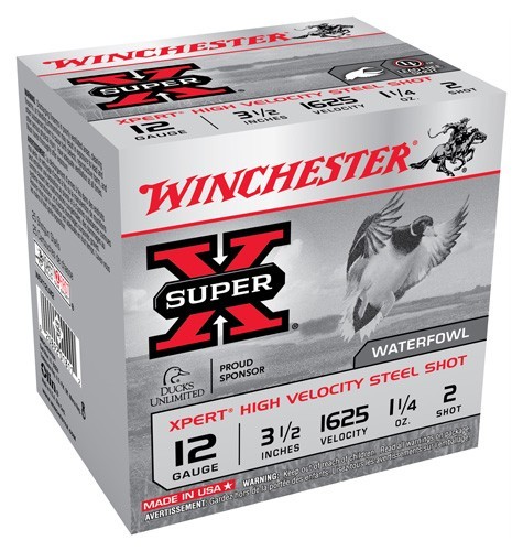 WINCHESTER XPERT STEEL 12GA – 3.5″ 1-1/4OZ #2 25RD 10BX/CS
