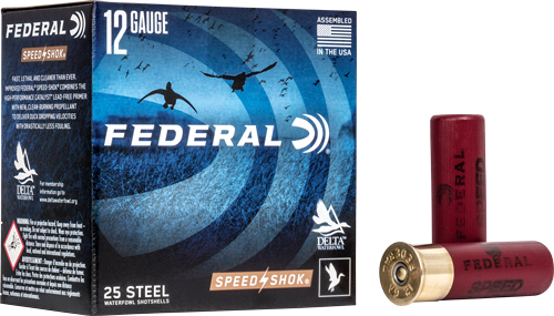 FEDERAL SPEED SHOK 12GA 3″ – 1-1/4OZ #2 1450FPS 25RD 10BX/C
