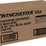 WINCHESTER USA 5.56X45 55GR – FMJ 1000RD CASE LOT