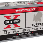 WIN AMMO SUPER-X TURKEY 12GA. – 2.75″ 1-1/2OZ #4 10RD 10BX/CS
