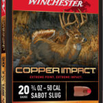 WINCHESTER COPPER IMPACT 20GA – 2.75″ 3/4OZ SABOT 5RD 20BX/CS