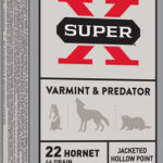 WINCHESTER SUPER-X 22 HORNET – 46GR JHP 50RD 10BX/CS