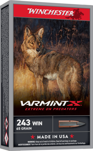 WINCHESTER VARMINT-XP 243 WIN – 65GR EXTREME PT 20RD 10BX/CS