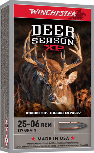 WINCHESTER DEER XP 25-06 REM – 117GR EXTREME PT 20RD 10BX/CS