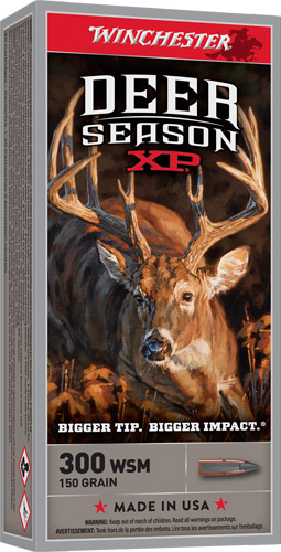 WINCHESTER DEER XP 300 WSM – 150GR EXTREME PT 20RD 10BX/CS