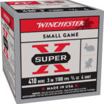 WINCHESTER SUPER-X 410 3″ – 3/4OZ #4 25RD 10BX/CS