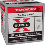WINCHESTER SUPER-X 410 2.5″ – 1/2OZ #6 25RD 10BX/CS