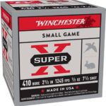 WINCHESTER SUPER-X 410 2.5″ – 1/2OZ #7.5 25RD 10BX/CS