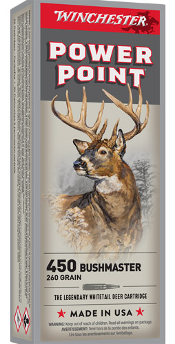 WINCHESTER SUPER-X 450 BM – 260GR POWER POINT 20RD 10BX/C