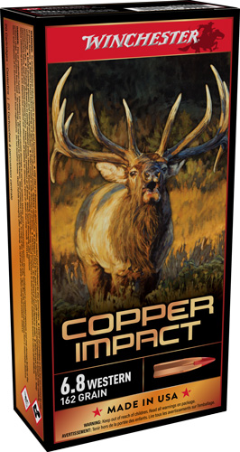 WINCHESTER COPPER IMPACT 6.8 – WESTERN 162GR 20RD 10BX/CS
