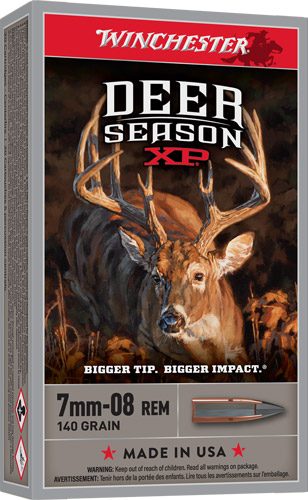 WINCHESTER DEER XP 7MM-08 REM – 140GR EXTREME PT 20RD 10BX/CS