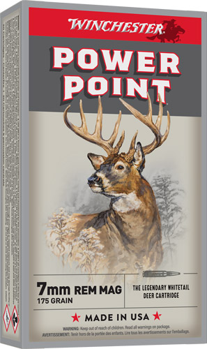 WINCHESTER SUPER-X 7MM REM MAG – 175GR POWER POINT 20RD 10BX/CS
