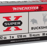 WINCHESTER SUPER-X 12GA 3″ – 00 BUCK 15 PELLETS 5RD 50BX/CS