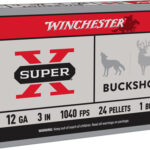 WINCHESTER SUPER-X 12GA 3″ – #1 BUCK 24 PELLETS 5RD 50BX/CS