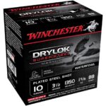 WINCHESTER DRYLOK 10GA 3.5″ – 1-5/8OZ BB 1350FPS 25RD 10BX/C