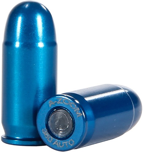 A-ZOOM METAL SNAP CAP BLUE – .380ACP 10-PACK