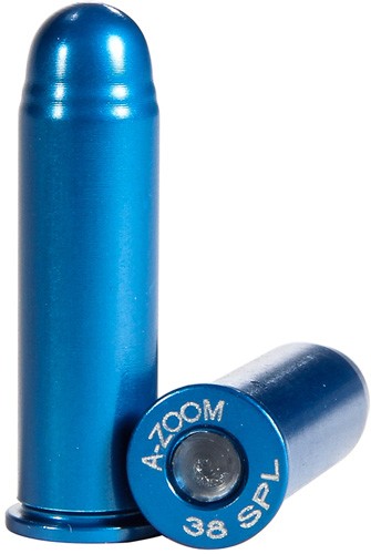 A-ZOOM METAL SNAP CAP BLUE – .38 SPECIAL 12-PACK